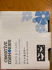 New Creative Memories Bats  Stars Border Maker Cartridge NIB Halloween