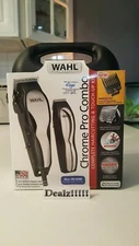 Wahl Chrome Pro Combo Complete Haircutting Kit 79520-3401 ~ NEW 