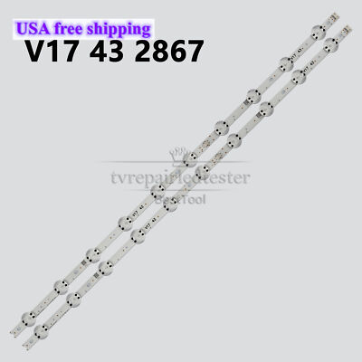  LED Strips for LG AGF78709801 6916L-2867A 6916L-2867B 43VH6100 43UF6500