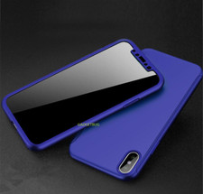 Luxury UltraThin Shockproof Hybrid Case for Apple iPhone Cover + Tempered Glass