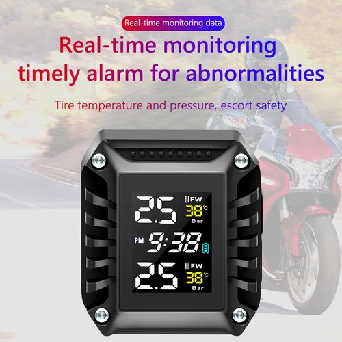 Mini Tyre Temperature Detector Convenient Tire Pressure Gauge for Car Motorcycle - Picture 3 of 12