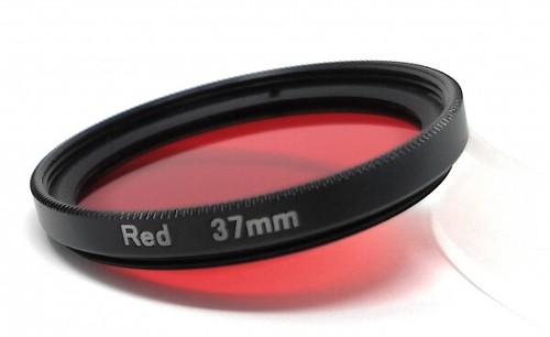 Color Filters Red 37 MM Thread Screw-On Filter for Photography - Zdjęcie 2 z 4