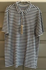 Original Weatherproof Shirt Vintge 1948 Authentic Strip Indigo Side XL New NWT