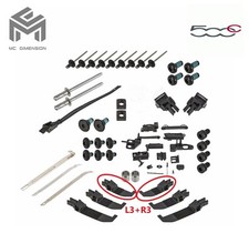 KIT RICAMBI TETTUCCIO FIAT 500 CABRIO COPPIA L3+R3 CAPOTE RINFORZATI PEZZI DX+SX