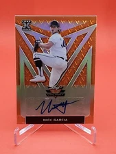Nick Garcia 2020 Leaf Valiant XRC RC Auto Orange SP 68/75 Pirates Rookie  