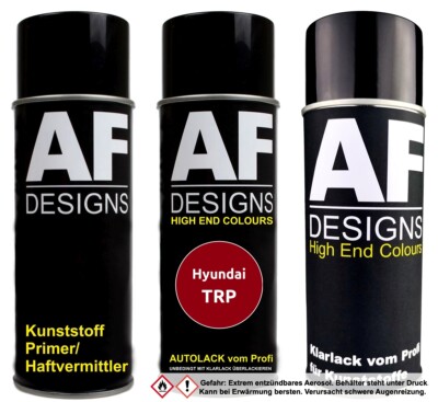 Kunststoff Spraydose für Hyundai TRP Volcanic Red Stoßstange