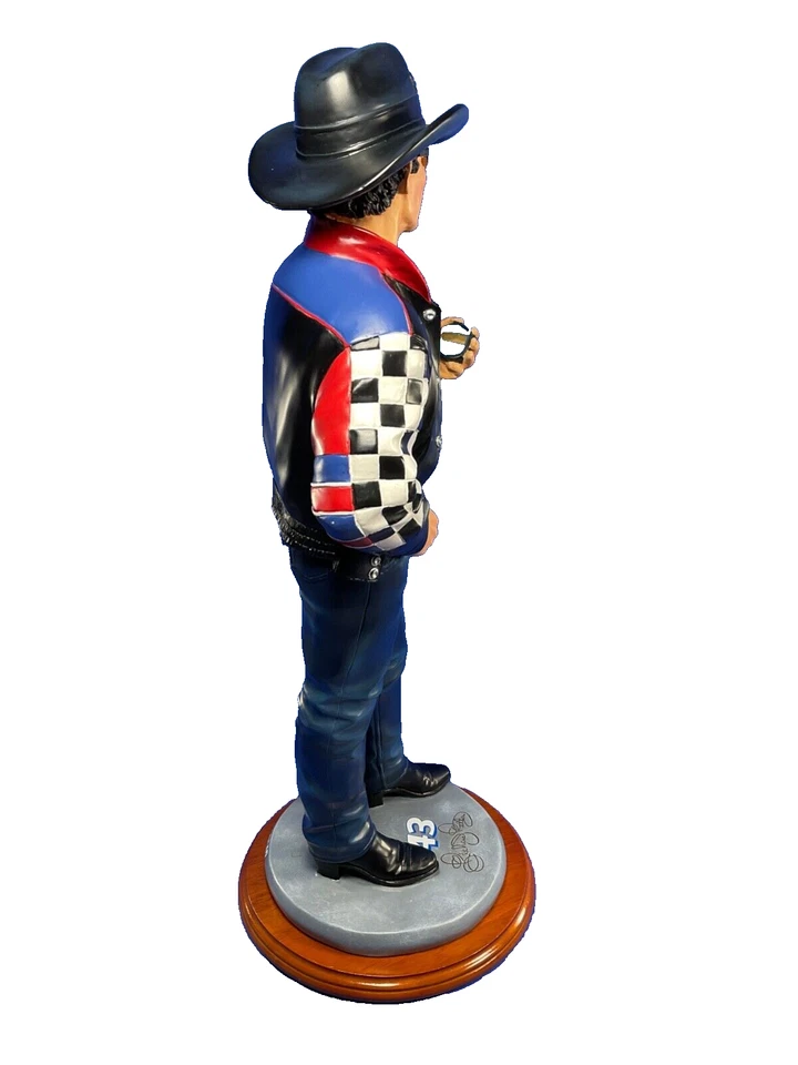 2001, Richard Petty #43, sombrero y gafas de sol 18" estatuilla, RP21054, numerada, L.E. Foto 4 de 4