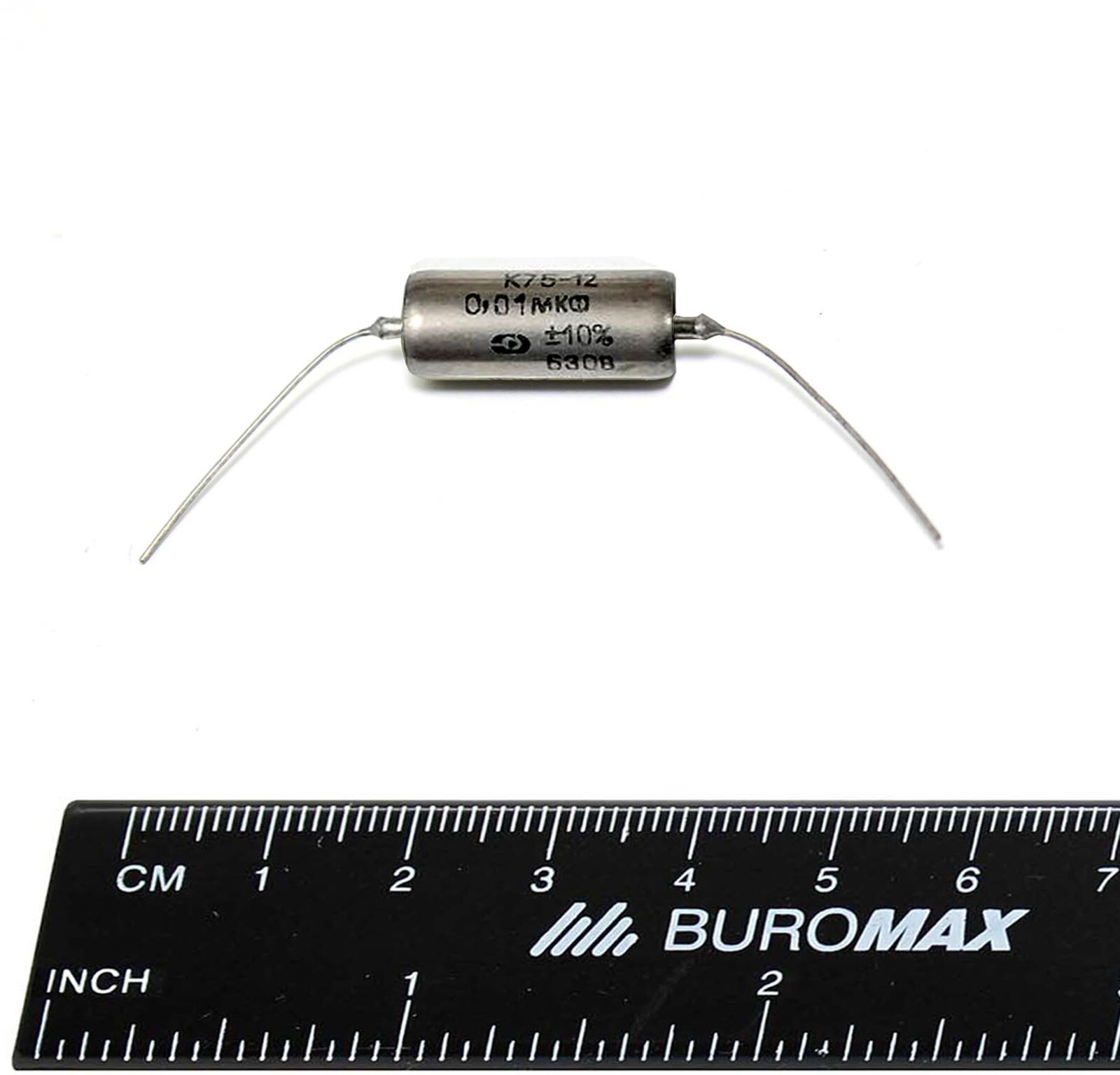 6pcs PIO Capacitor 0.01uF 630V 10% K75-12 K40Y-9 Paper in Oil Audio Amp USSR