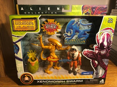 ALIEN COLLECTION Xenomorph Swarm Scientist Yellow Drone