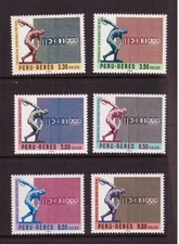 Peru 1968 Olympic Games set mint MNH stamps