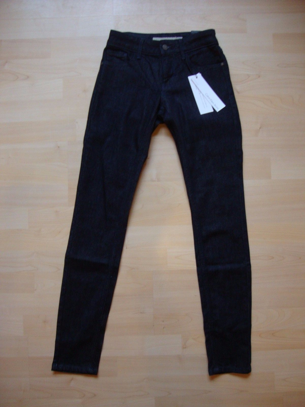 Calvin Klein CK Womens Indigo Mid Rise Skinny Denim Jeans W26 L32 BNWT RRP £110 image 2