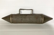 Vintage Latin Percussion Guiro Musical Instrument Wizard of Oz Oil Can Prop Tin