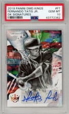 Fernando Tatis Jr. 2019 Panini Diamond Kings Autograph Rookie Card #DKSFT PSA 10