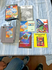 Adventures of Lolo NES Nintendo Complete CIB Authentic Video Game 1989 Tested!