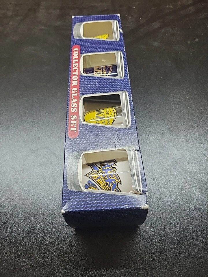 Vidrio de chupito de diseño transparente y grabado de Los Angeles Lakers (juego de cuatro) Foto 4 de 4