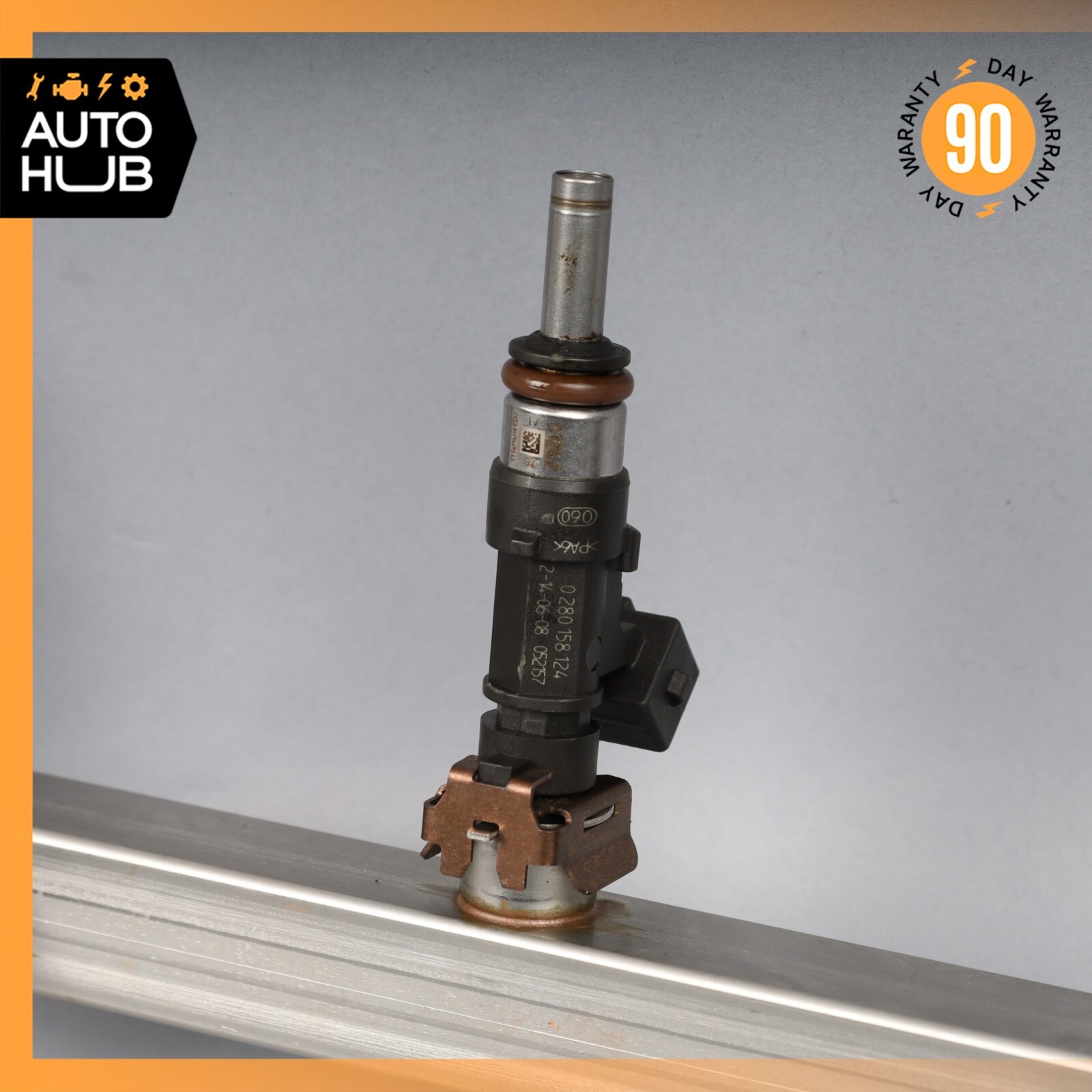 Maserati GranTurismo M145 Fuel Injection Rail Line w/ Injectors Right Side OEM