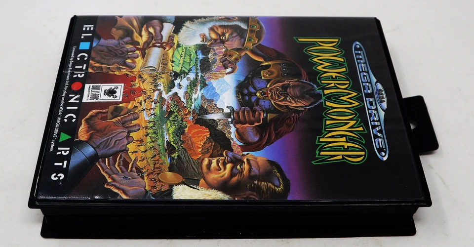VINTAGE 1992 90s SEGA GENESIS MEGA DRIVE MEGADRIVE POWER MONGER CARTRIDGE GAME - Image 4 of 4