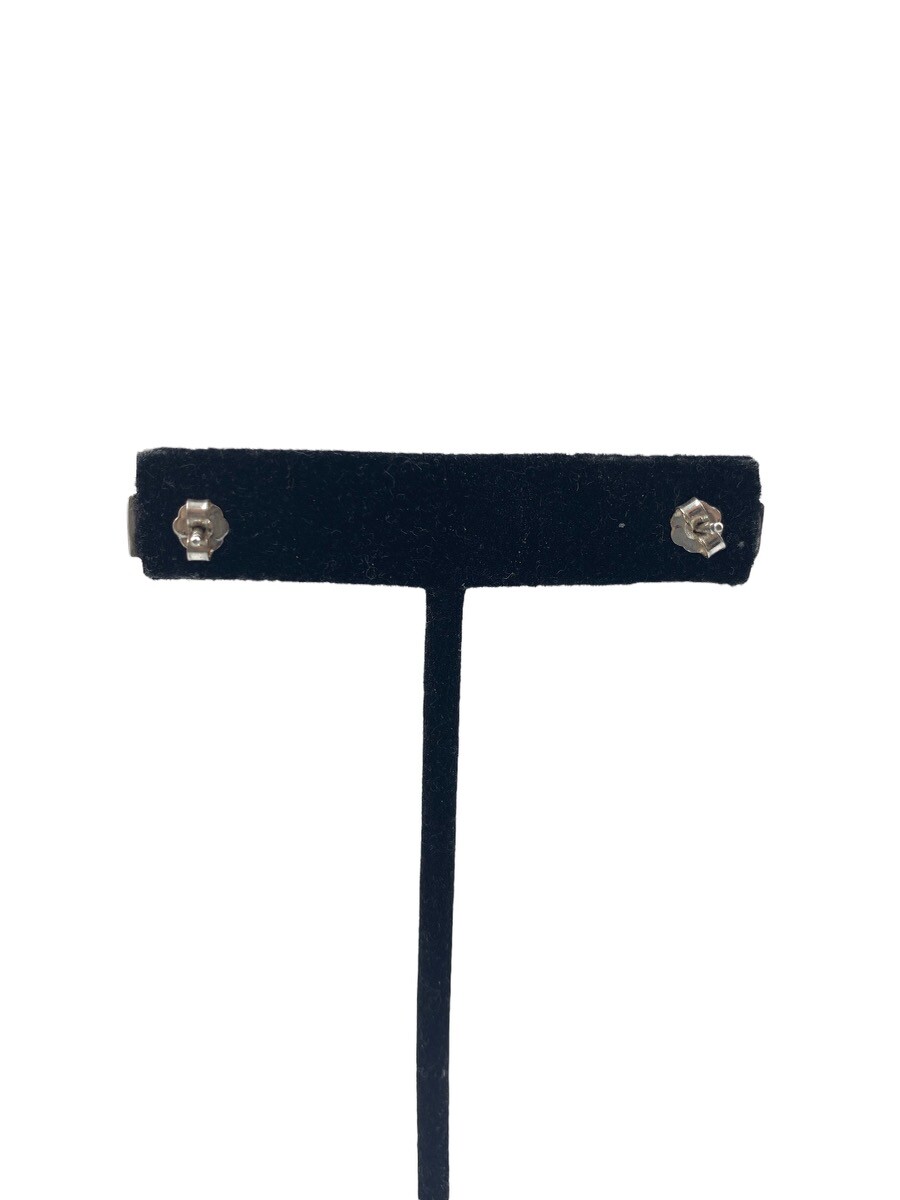 Multi Stone Rectangle Stud 925 Sterling Silver Ea… - image 4