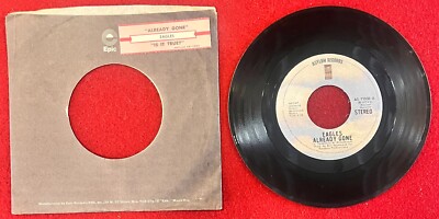 Eagles   ALREADY GONE/IS IT TRUE - 1974 Asylum - 45RPM (7'') - Single VG/Generic 