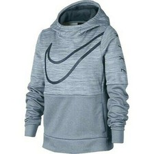 Nike Kid Girl's Blue Marble Graphic Training Hoodie 940350-445  Size L NWT