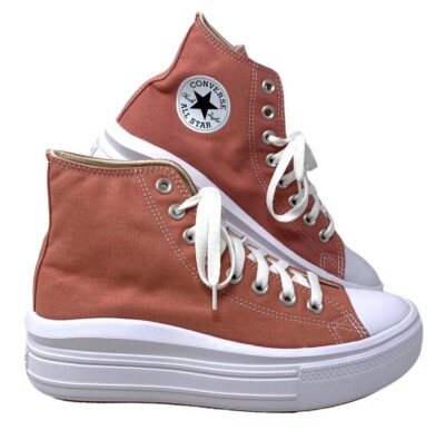Converse Chuck Taylor Move Platform Ritual Rose Sneakers Hi Canvas Women A06136C