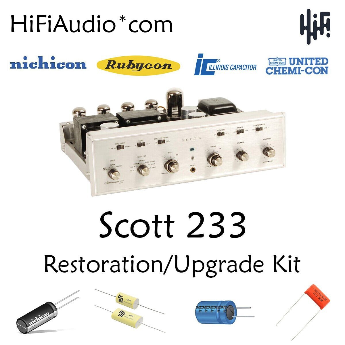 Scott 233 vintage audio equipment - eBay listing photo 3