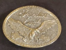 Vintage IH International Harvester Belt Buckle 4070 Transtar Scout Binder Eagle