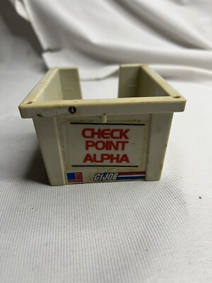 1985 Hasbro GI Joe Check Point Alpha Parts Tower Top Deck