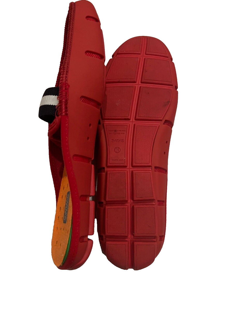 MENS SIZE 11 RED SWIMS SLIDE LOAFERS | eBay display picture 3