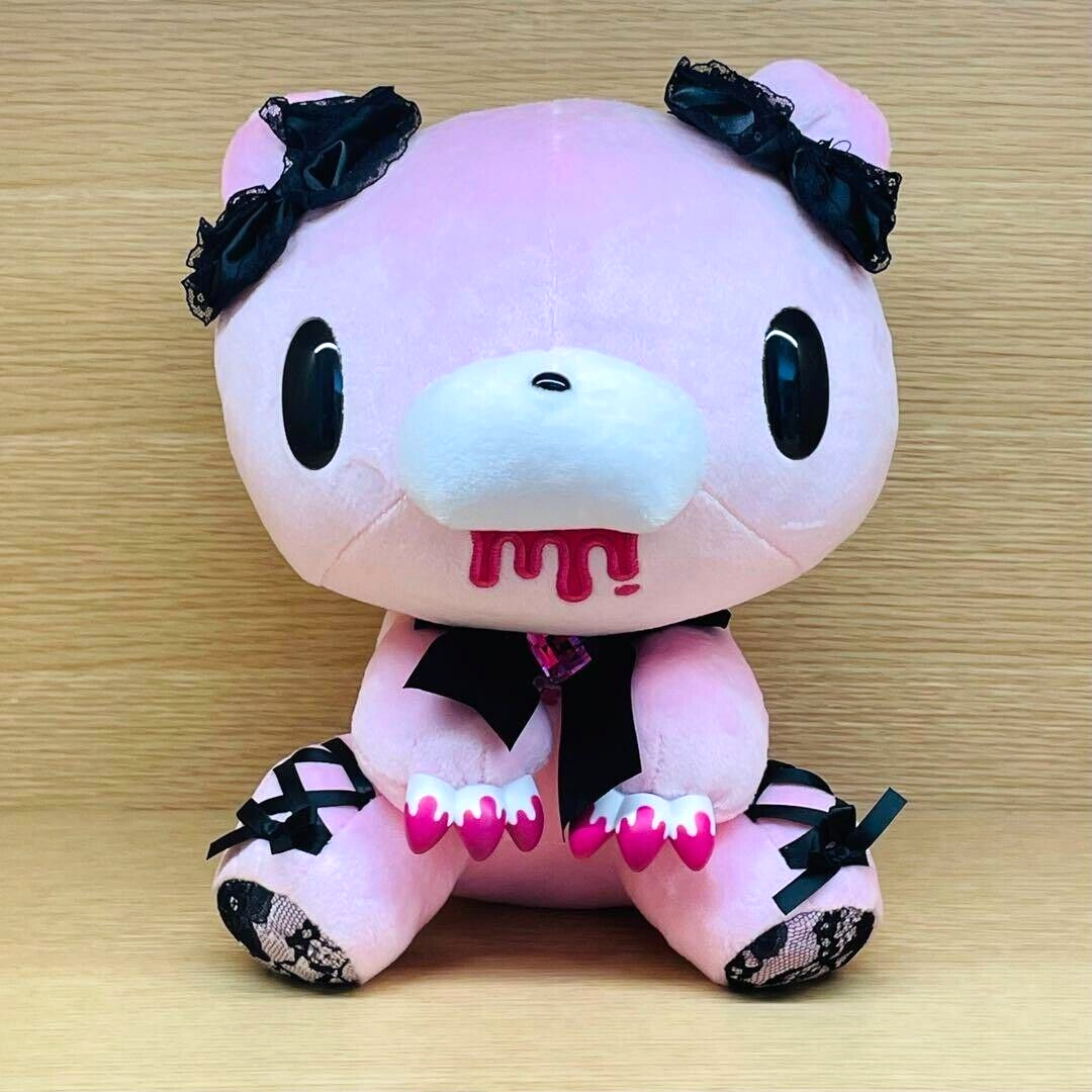 Chax GP Gloomy Lace up Variation Plush Doll Bear Taito 2024 Pink