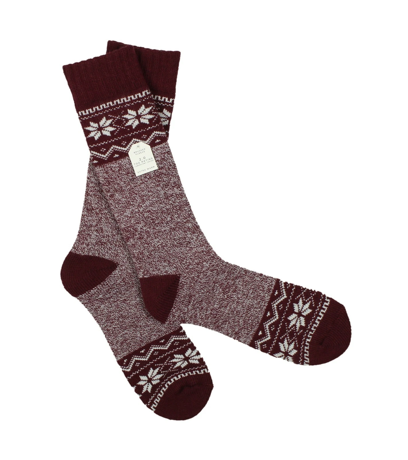 BEN SHERMAN Extra Warm Thermal Winter Crew Socks Men's sz (6-12)