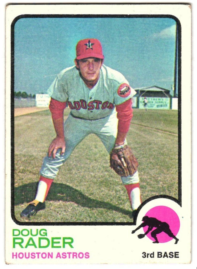 1973 Topps Baseball #76 Doug Rader Houston Astros - VG/Ex | eBay