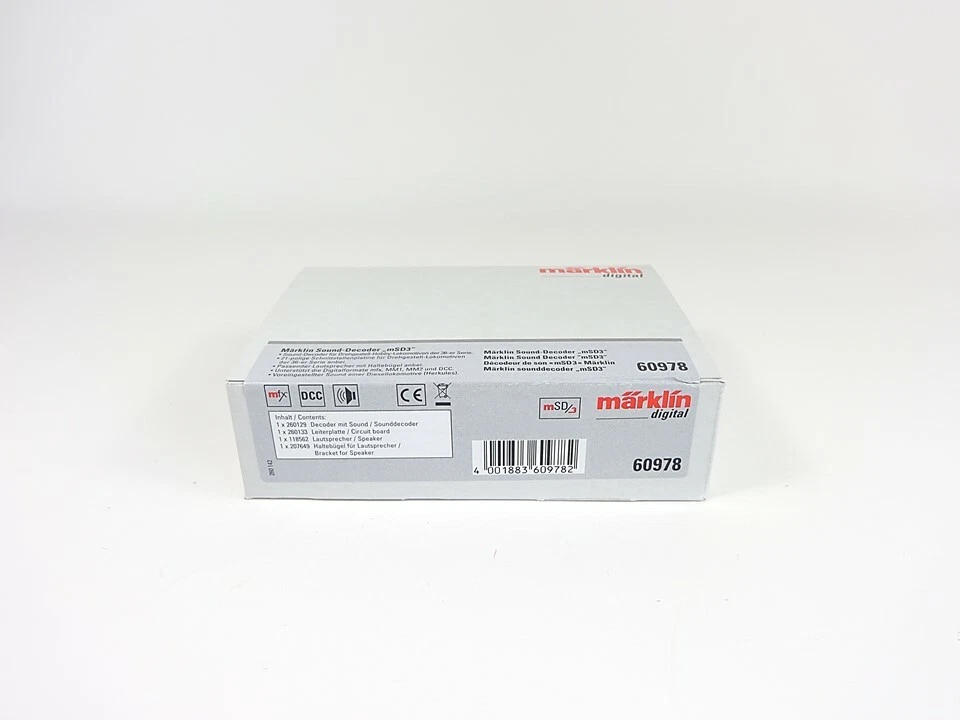 Digital Sound Decoder Lokomotive SD3, 21 pol (mfx/DCC/MM), Märklin H0 60978 neu - Bild 2 von 2