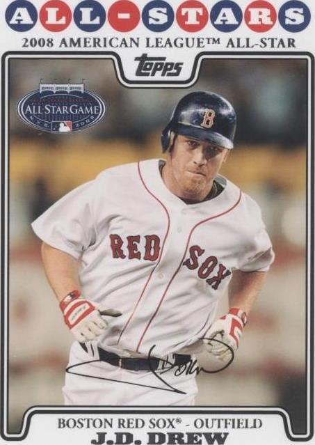 2008 Topps Updates & Highlights - J.D. Drew #UH221 - 1 of 1