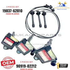 Toyota OEM IGNITION COIL & SPARK PLUG WIRES SET 4RUNNER T100 TACOMA TUNDRA 3.4L