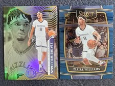 Ziaire Williams 2021-22 Select Concourse Rookie 86 & Illusions 160 Grizzlies RC