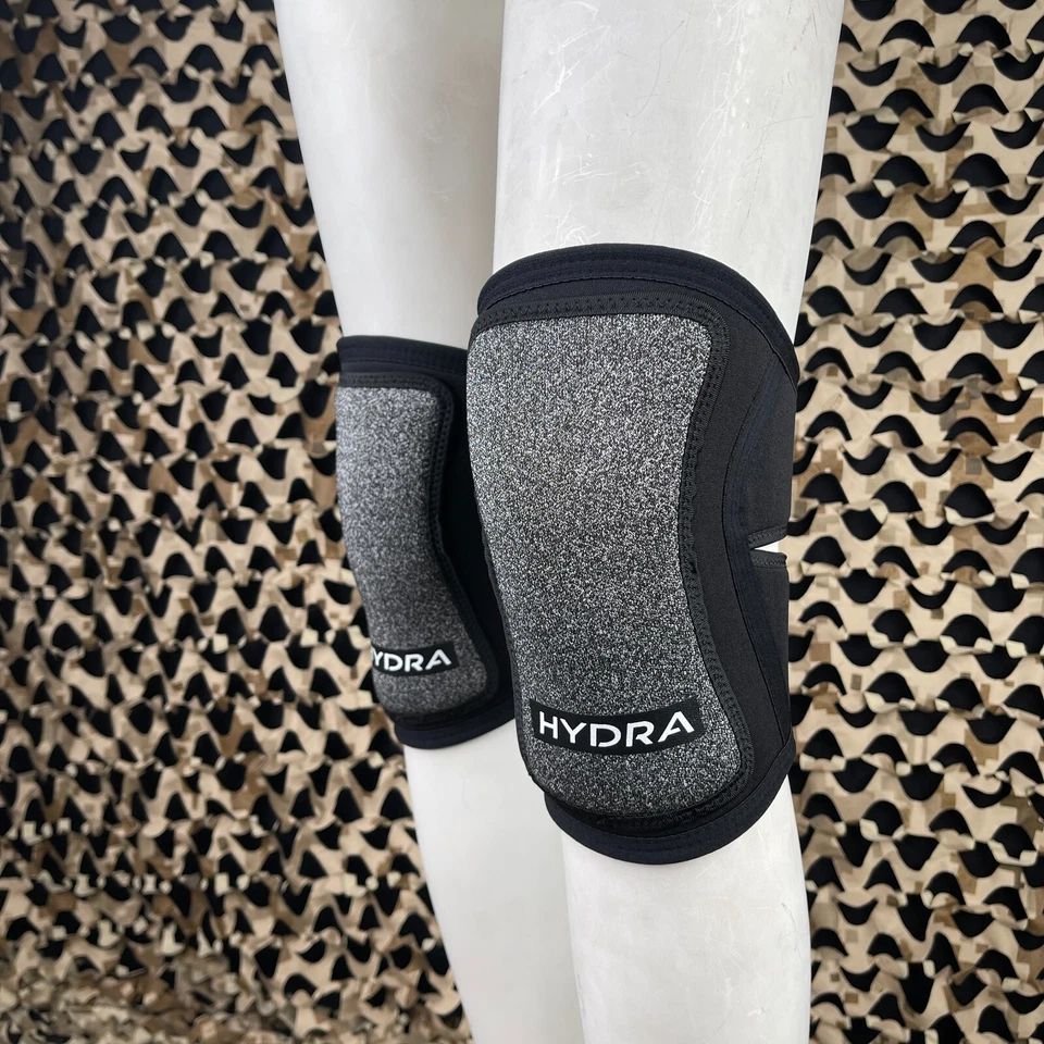 NUEVAS rodilleras de paintball Hydra Black 2.0 - negras/grises - pequeñas - Imagen 3 de 4