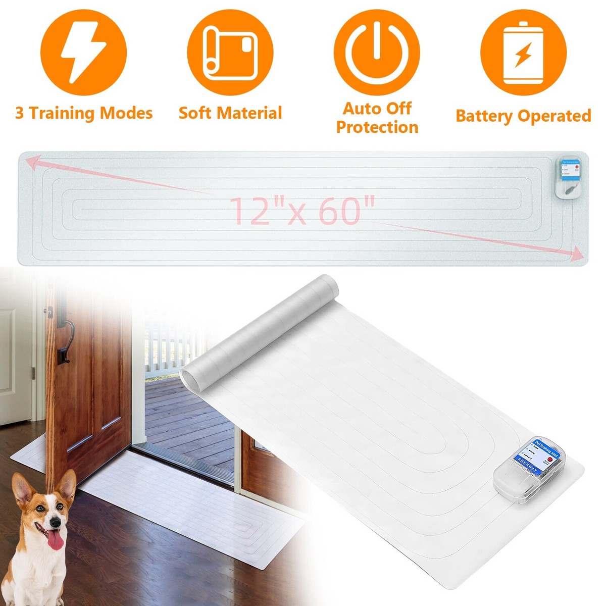 Electric Pet Training Mat Dogs Cats Indoor Safe Shock Training Pad