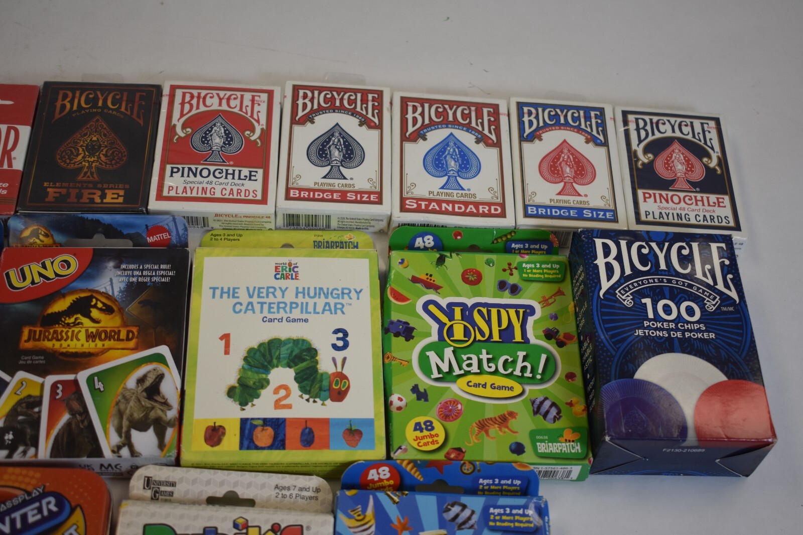 Family Game Night Card Game Bundle Kids Adults Lot of 20 LRC Uno Rubiks