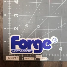 Glossy Forge Motorsport Sticker For Helmet Hard Hat Toolbox Etc CA8