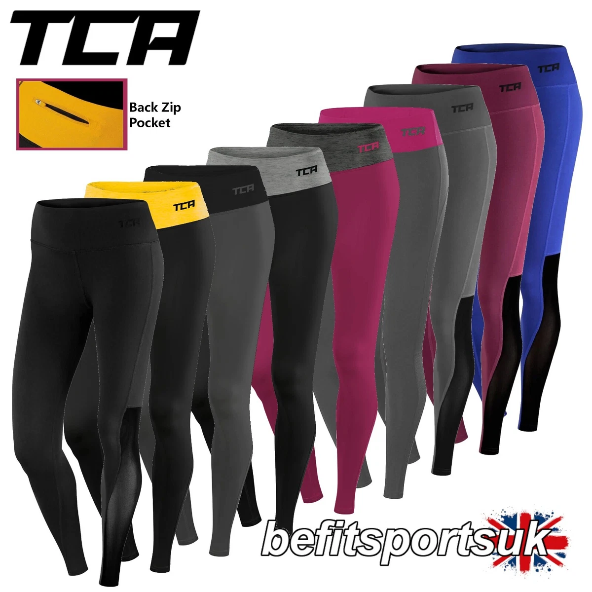 Gym leggings with zip sales pocket