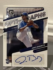 Jake Brentz - 2022 Donruss Optic Opti-Graphs Rookie Auto SP - Kansas City Royals