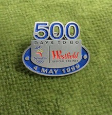 #P304. SYDNEY 2000 OLYMPIC PIN - WESTFIELD, 500 DAYS TO GO
