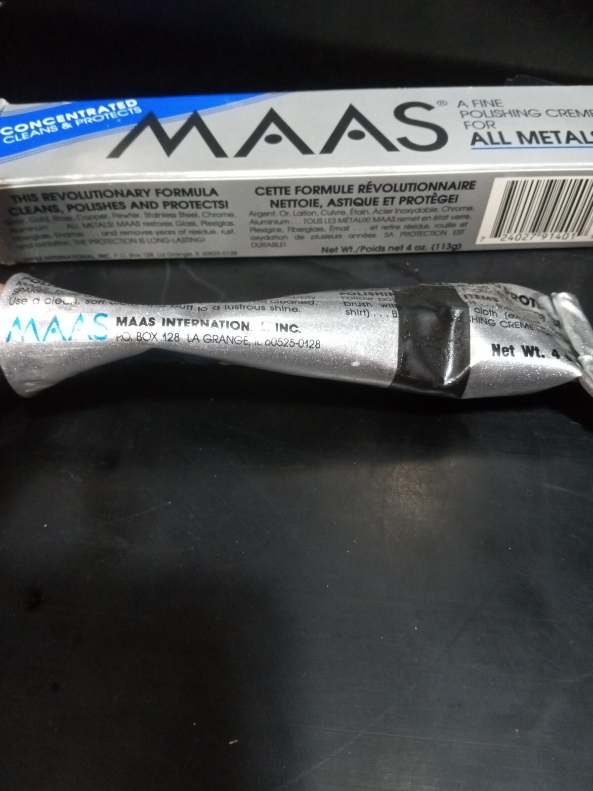 Maas Concentrated Metal Cleaning & Polishing Creme 724027914019 eBay