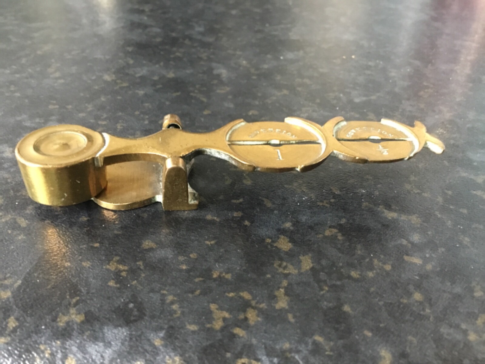 Vintage Brass SOVEREIGN Balance/Rocker Scale For Full Sovereign & 1/2