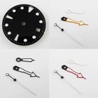 28.5mm Black Watch Dial+Watch Hands For Miyota 8215 821A 8205 DG 2813 NH35 NH36