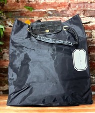 Carolina Herrera Perfume Black Bag Makeup Tote Bag Passage To Style 11x12x5  New