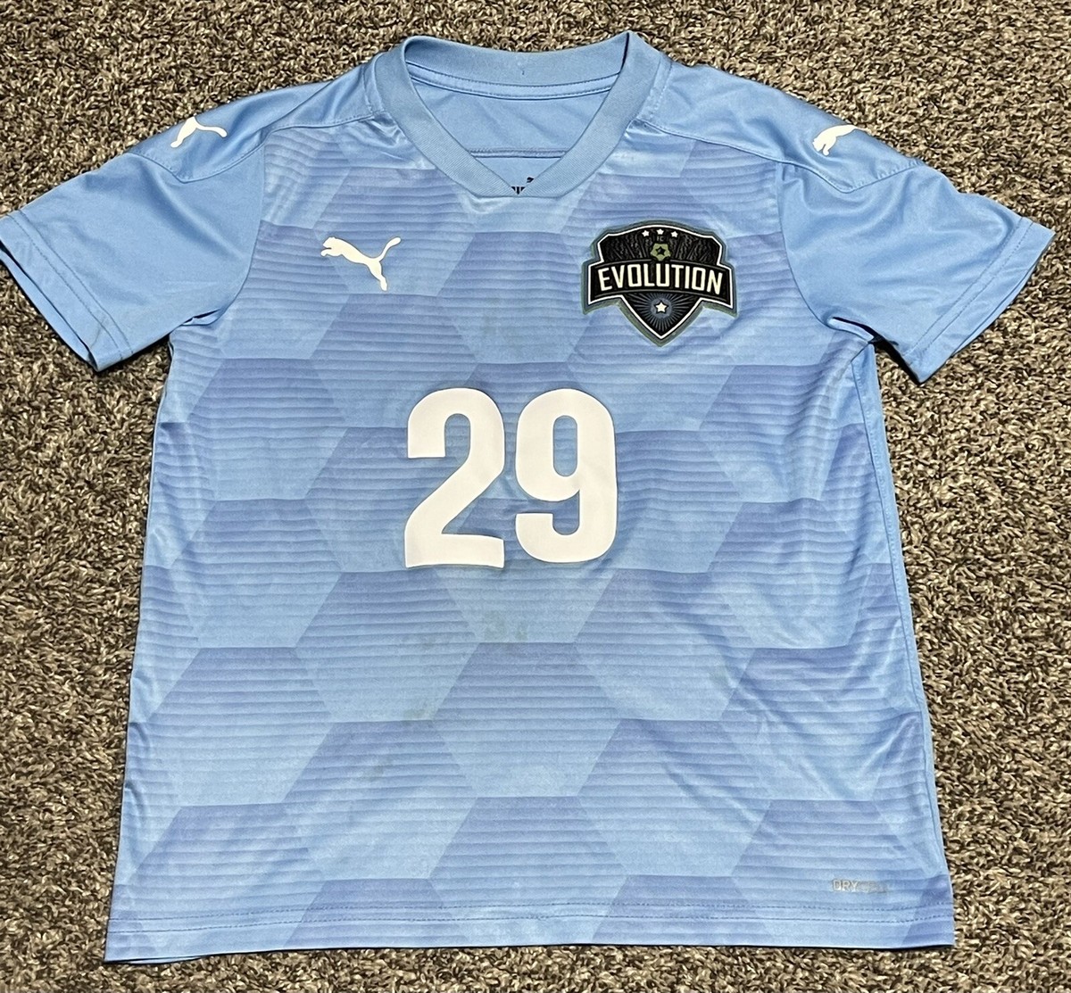 NWOT FC Revolution #33 Blue Jersey Soccer Youth Medium Puma | eBay