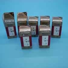 (7) Lutron 600W Dimmer Single Pole S-600PR-WH
