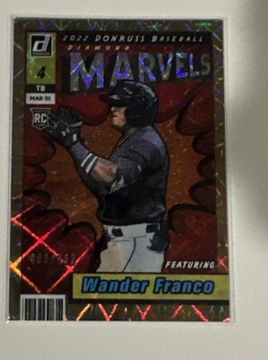 WANDER FRANCO  2022 Donruss Diamond Marvels  ROOKIE  #M-8  #d 489/ 999 RC